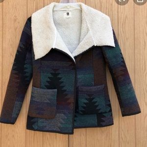 Quiksilver Navajo print Sherpa Jacket
